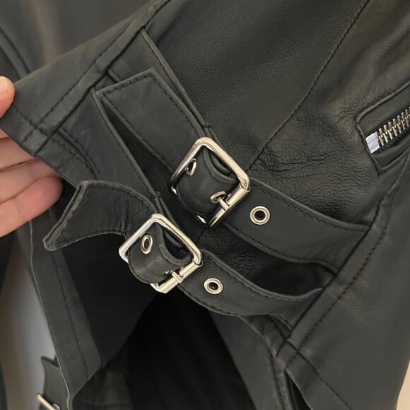 IRO ASHVILLE LEATHER BIKER JACKET - Picture 6 of 8